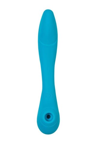 Multifunctional vibrator L'Eroina Cycla, silicone, blue, 20 cm L'EROINA