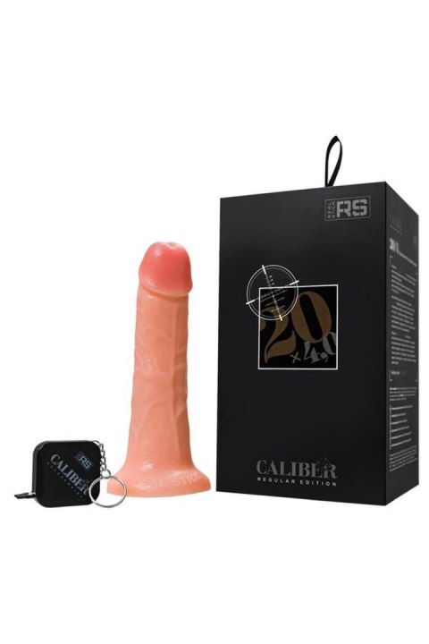 Realistic dildo Caliber 20/4 , PVC, flesh, length 20cm, diameter 4cm Caliber by RealStick Realistic dildo Caliber 20/4 , PVC, flesh, length 20cm, diameter 4cm Caliber by RealStick