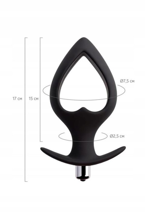 TOYFA POPO Pleasure Anal Plug Cordis L Vibro Black POPO Pleasure by TOYFA TOYFA POPO Pleasure Anal Plug Cordis L Vibro Black POPO Pleasure by TOYFA