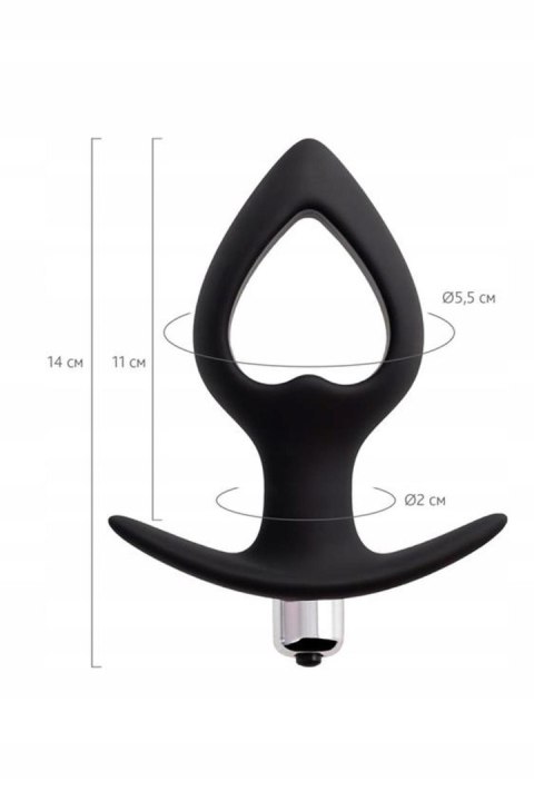 TOYFA POPO Pleasure Anal Plug Cordis M Vibro Black POPO Pleasure by TOYFA TOYFA POPO Pleasure Anal Plug Cordis M Vibro Black POPO Pleasure by TOYFA