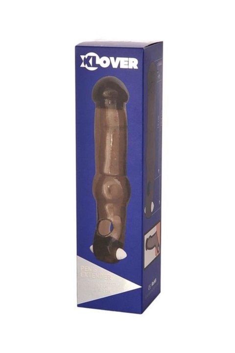 XToyFa XLover, Penis Sleeve, for increase in size with vibration, TPE, transparent black, 19.4 cm XLover by TOYFA XToyFa XLover, Penis Sleeve, for increase in size with vibration, TPE, transparent black, 19.4 cm XLover by TOYFA