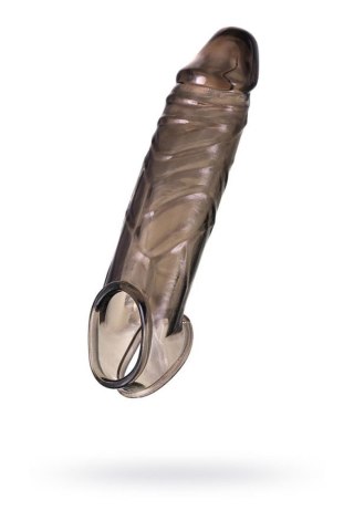 ToyFa XLover, Penis sleeve, for enlargement, TPE, transparent black, 15,5 cm XLover by TOYFA