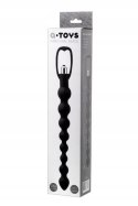 A-TOYS, Anal Vibration Chain, Silicone, Black, 34 cm A-Toys A-TOYS, Anal Vibration Chain, Silicone, Black, 34 cm A-Toys