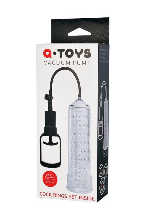 A-TOYS, Penis Pump, PVC, Transparent, 23.5 cm A-Toys A-TOYS, Penis Pump, PVC, Transparent, 23.5 cm A-Toys