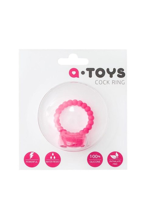 A-TOYS, Penis VibroRing, Silicone, Pink, O3.5 cm A-Toys A-TOYS, Penis VibroRing, Silicone, Pink, O3.5 cm A-Toys
