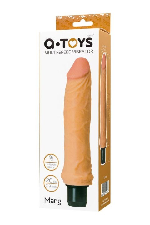 A-TOYS, Realistic vibrator, TPE, Multi-speed, 17 cm Toyfa A-TOYS, Realistic vibrator, TPE, Multi-speed, 17 cm Toyfa