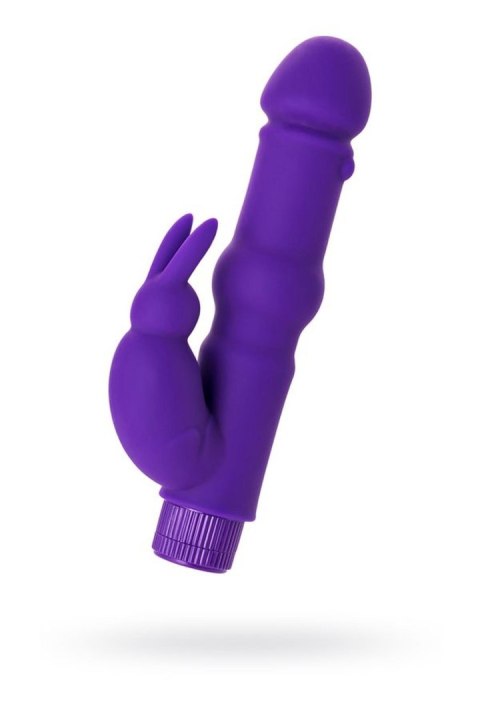 A-TOYS, Vibrator with clitoral stim, Silicone, Purple, 18 cm A-Toys A-TOYS, Vibrator with clitoral stim, Silicone, Purple, 18 cm A-Toys