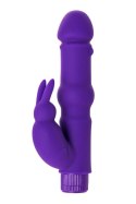 A-TOYS, Vibrator with clitoral stim, Silicone, Purple, 18 cm A-Toys A-TOYS, Vibrator with clitoral stim, Silicone, Purple, 18 cm A-Toys