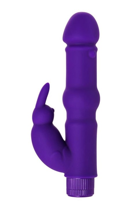 A-TOYS, Vibrator with clitoral stim, Silicone, Purple, 18 cm A-Toys A-TOYS, Vibrator with clitoral stim, Silicone, Purple, 18 cm A-Toys