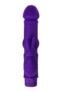 A-TOYS, Vibrator with clitoral stim, Silicone, Purple, 18 cm A-Toys A-TOYS, Vibrator with clitoral stim, Silicone, Purple, 18 cm A-Toys