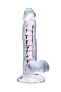 Flexible dildo A-Toys Paret, transparent, 18 cm A-Toys Flexible dildo A-Toys Paret, transparent, 18 cm A-Toys