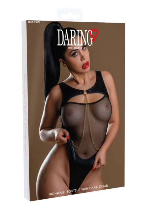 Highwaist Bodysuit With Chain Black Daring Intimates Highwaist Bodysuit With Chain Black Daring Intimates
