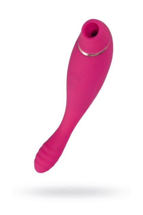 JOS Danvi vibrator with vacuum wave stimulation, silicone, pink, 21.5 cm JOS JOS Danvi vibrator with vacuum wave stimulation, silicone, pink, 21.5 cm JOS