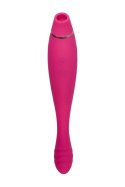 JOS Danvi vibrator with vacuum wave stimulation, silicone, pink, 21.5 cm JOS JOS Danvi vibrator with vacuum wave stimulation, silicone, pink, 21.5 cm JOS