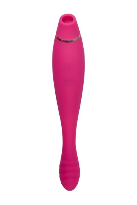 JOS Danvi vibrator with vacuum wave stimulation, silicone, pink, 21.5 cm JOS JOS Danvi vibrator with vacuum wave stimulation, silicone, pink, 21.5 cm JOS
