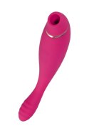 JOS Danvi vibrator with vacuum wave stimulation, silicone, pink, 21.5 cm JOS JOS Danvi vibrator with vacuum wave stimulation, silicone, pink, 21.5 cm JOS