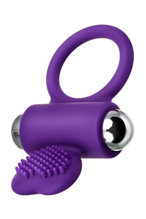 JOS PERY, Vibrating ring with cilia, silicone, violet, 9 cm JOS JOS PERY, Vibrating ring with cilia, silicone, violet, 9 cm JOS