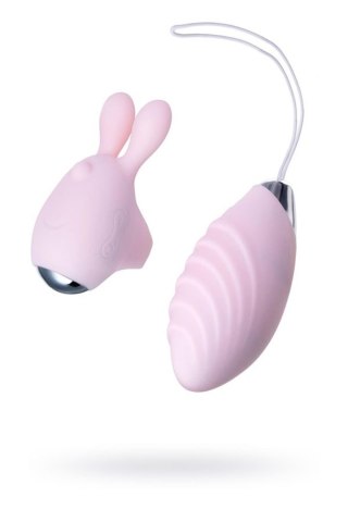 JOS VITA finger vibrating egg and vibrating attachment, silicone, powder pink, 8.5 and 8 cm JOS