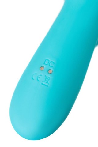 JOS Vibrator-rotator with clitoral stimulation JOS MERRY-SWI, silicone, blue, 20.7 cm JOS