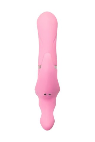 JOS Vibrator with clitoral stimulator JOS Twistme, silicone, pink, 19.5 cm JOS