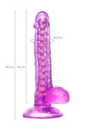 Realistic dildo A-Toys by TOYFA Celiam, TPE, purple, 20.5 cm A-Toys Realistic dildo A-Toys by TOYFA Celiam, TPE, purple, 20.5 cm A-Toys