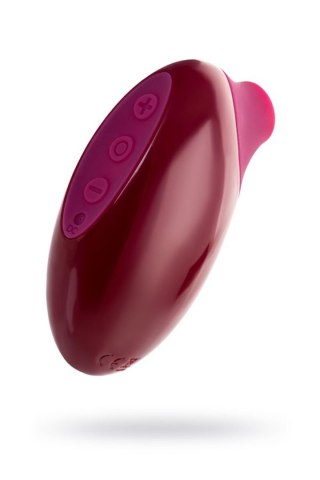 TOYFA A-Toys Myrty Clitoral Vacuum Stimulator, burgundy, 9.8 cm A-Toys