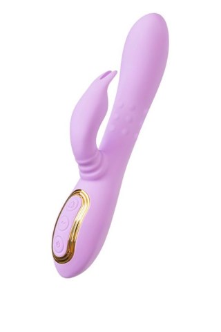 Vibrating roller with rotating clitoral stimulator JOS Jammy, silicone, purple, 22.5 cm JOS