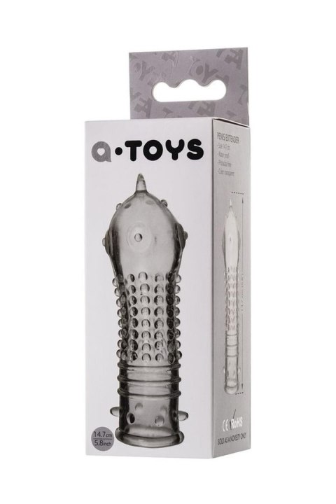 A-TOYS, Penis Sleeve, TPR, Transparent, 14.7 cm A-Toys A-TOYS, Penis Sleeve, TPR, Transparent, 14.7 cm A-Toys