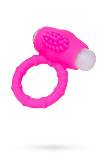 A-Toys Nevy - wibrujący pierścień na penisa, 2,5 cm, różowy