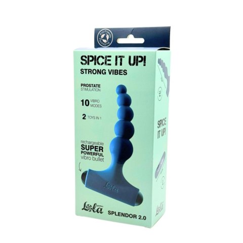 Anal Plug with Rechargeable Bullet Spice it Up Splendor 2.0 Lola games Spice It Up Anal Plug with Rechargeable Bullet Spice it Up Splendor 2.0 Lola games Spice It Up