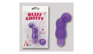 XBLISS CHITTY, MINI VIBRATOR, 10 FUNKTIONEN, WASSERFEST, SILIKON, LILA, 6,4CM NMC