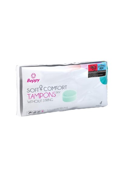 Beppy Soft + Comfort Dry - tampony bez sznurka, 4 szt.