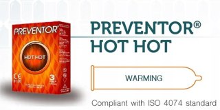 Hot Hot 3 Premium Latex Condoms Preventor