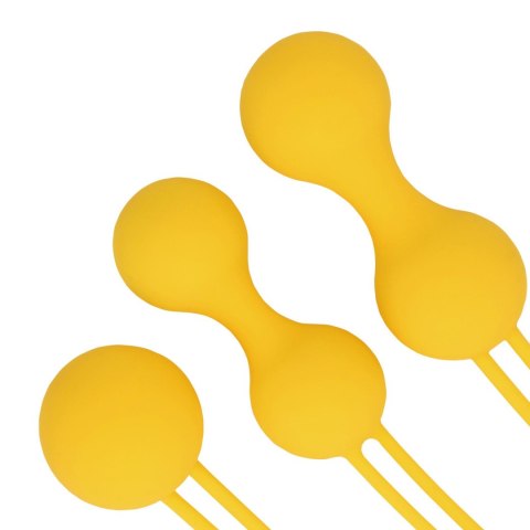 Kegel Ball Exercise Set - Lemonade Yellow SHOTS Kegel Ball Exercise Set - Lemonade Yellow SHOTS