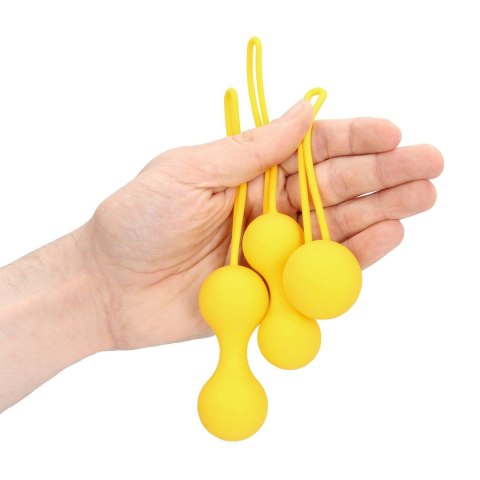 Kegel Ball Exercise Set - Lemonade Yellow SHOTS Kegel Ball Exercise Set - Lemonade Yellow SHOTS