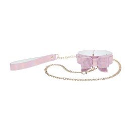 Paris Collection - Collar with Leash - Pink SHOTS