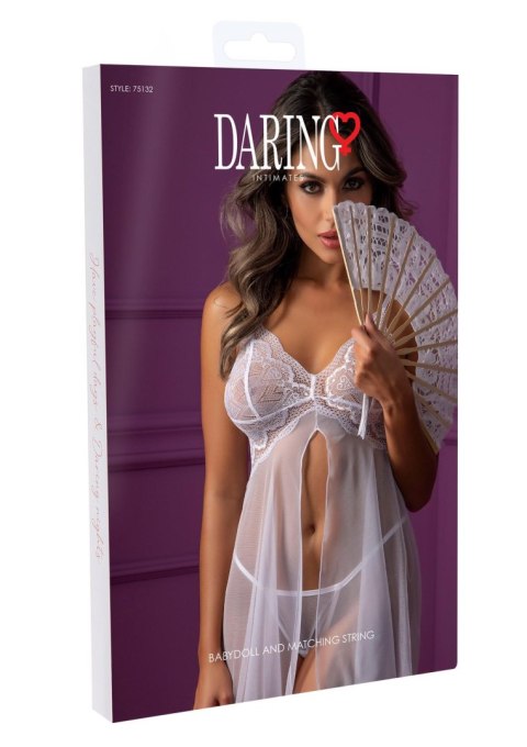 Babydoll and matching String White SCALA Babydoll and matching String White SCALA