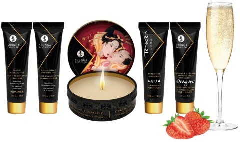 Geisha's Secret Kit Strawberry Sparkling Wine Shunga - EAU ZONE Geisha's Secret Kit Strawberry Sparkling Wine Shunga - EAU ZONE