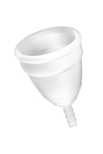Yoba Nature - silikonowy kubeczek menstruacyjny, rozmiar S, biały