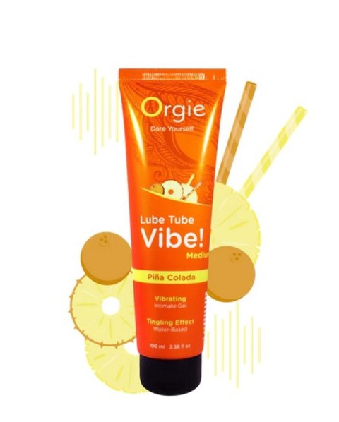 Lube Tube Vibe! - Medium - Pina Colada - 100ml | 3.38 fl oz. Orgie - BEAUTYENIGMA LDA Lube Tube Vibe! - Medium - Pina Colada - 100ml | 3.38 fl oz. Orgie - BEAUTYENIGMA LDA