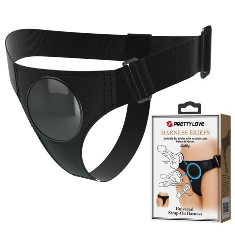 PRETTY LOVE - HARNESS BRIEFS- Bobby, Universal Strap-On Harness Baile