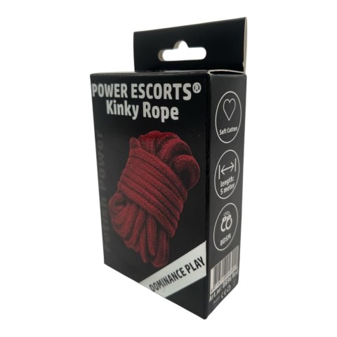 Power Escorts - BR96 - Kinky Rope 5 Meter - Fetish Power POWER ESCORTS Power Escorts - BR96 - Kinky Rope 5 Meter - Fetish Power POWER ESCORTS