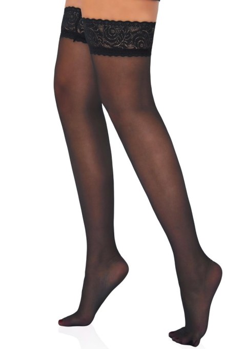 Satin Touch 20D Stay Ups Black SCALA Satin Touch 20D Stay Ups Black SCALA