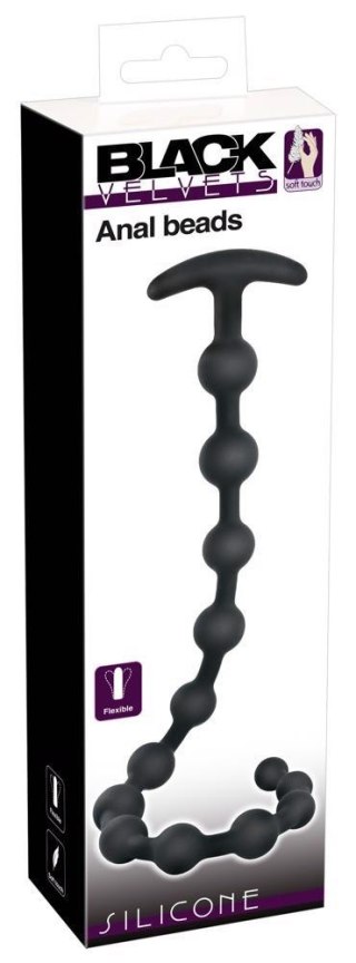 Black Velvets Anal Beads Silic ORION