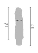 Dual Density Big Vibrator 9in. Light skin tone TOYJOY Dual Density Big Vibrator 9in. Light skin tone TOYJOY