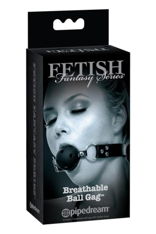 FETISH FANTASY SERIES LIMITED EDITION BREATHABLE BALL GAG BLACK TONGA