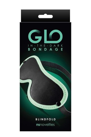 GLO BONDAGE BLINDFOLD GREEN TONGA