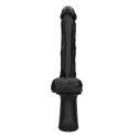 Hand Held Liquid Silicone Vibrating and Thrusting Sex Machine - Black SHOTS Hand Held Liquid Silicone Vibrating and Thrusting Sex Machine - Black SHOTS