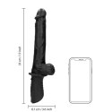 Hand Held Liquid Silicone Vibrating and Thrusting Sex Machine - Black SHOTS Hand Held Liquid Silicone Vibrating and Thrusting Sex Machine - Black SHOTS
