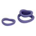 Heart Cockring Set - Violet Storm SHOTS Heart Cockring Set - Violet Storm SHOTS